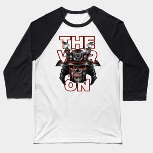 Asian war skull Baseball T-Shirt